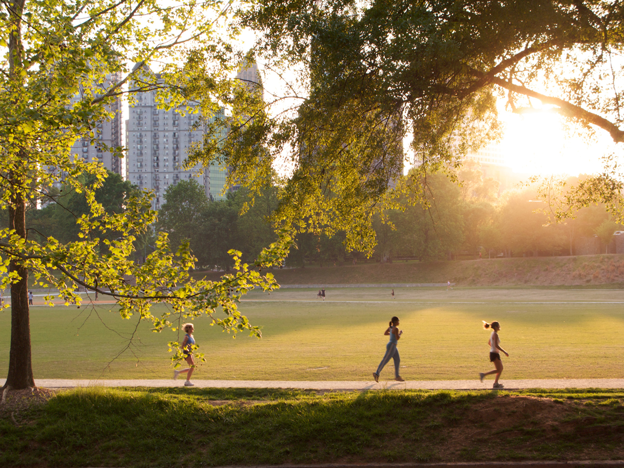 park where people exercise